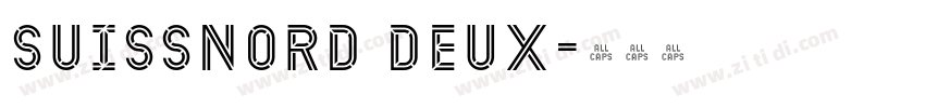 Suissnord Deux字体转换